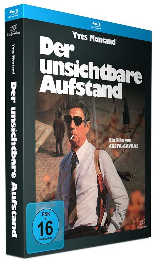 DVD-Cover mit rauchendem Mann, Titel auf Deutsch. Blaue Hülle, weißer Hintergrund.