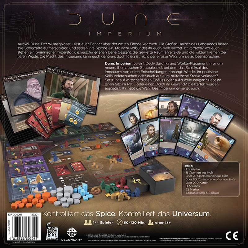Dune: Imperium Brettspielbox.