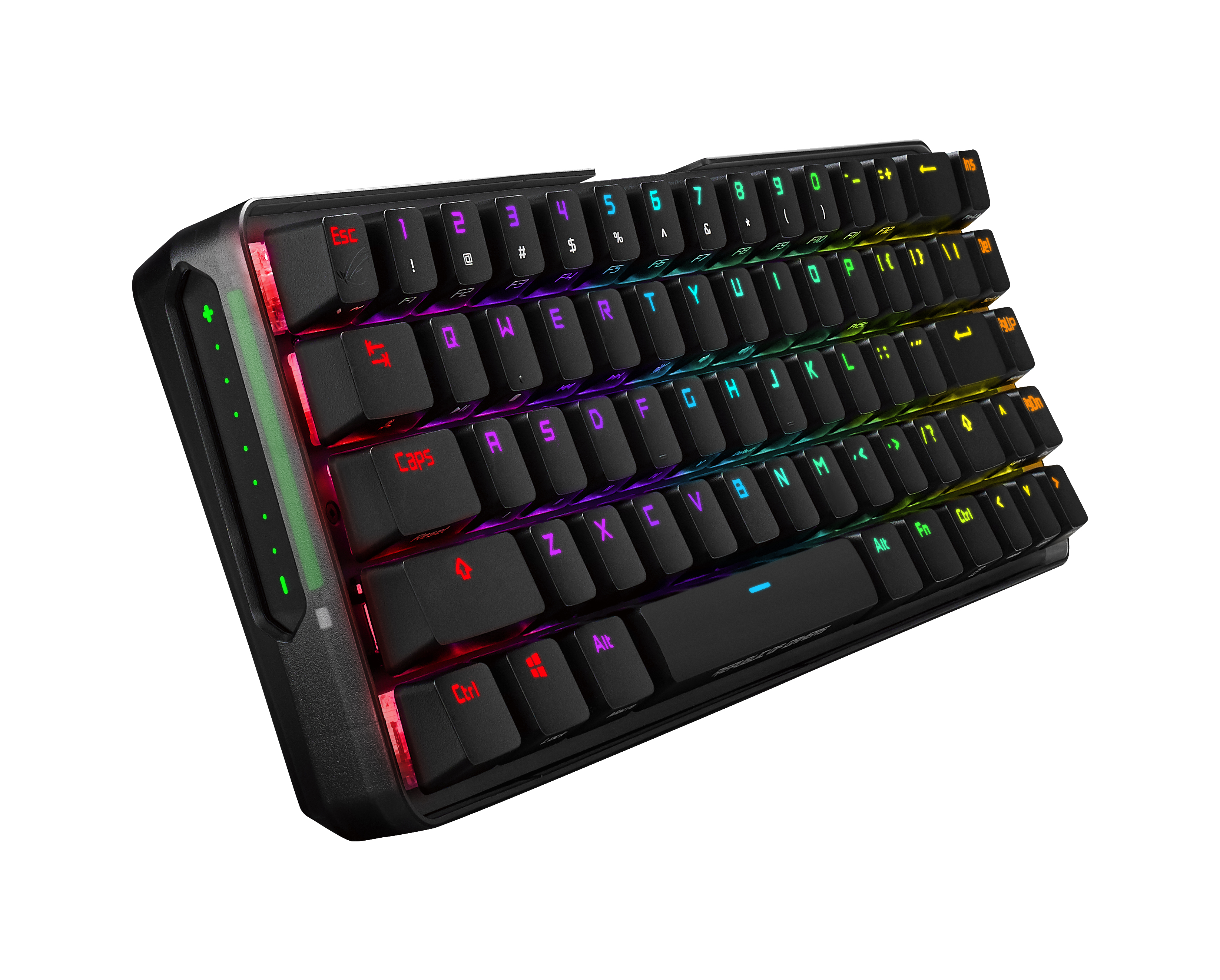 ASUS ROG Falchion, Gaming Tastatur, Mechanisch, Cherry MX Red, Kabellos und Kabelgebunden, Schwarz