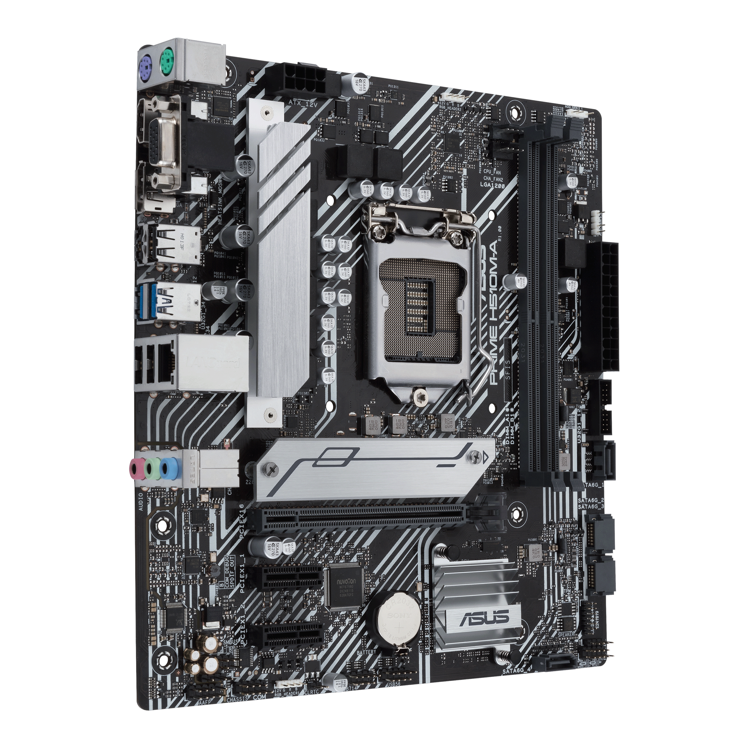 ASUS PRIME H510M-A Mainboard Schwarz