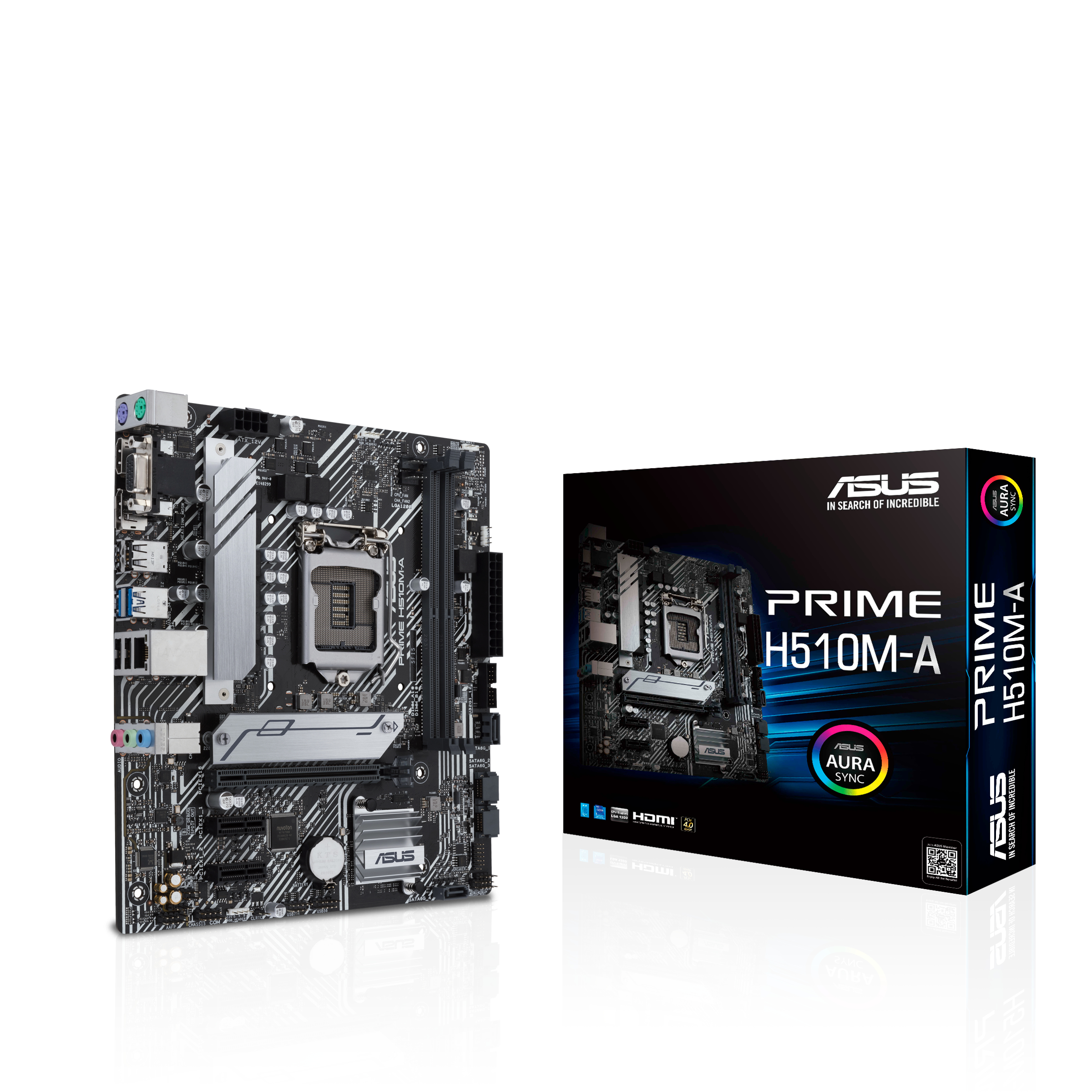 ASUS PRIME H510M-A Mainboard Schwarz