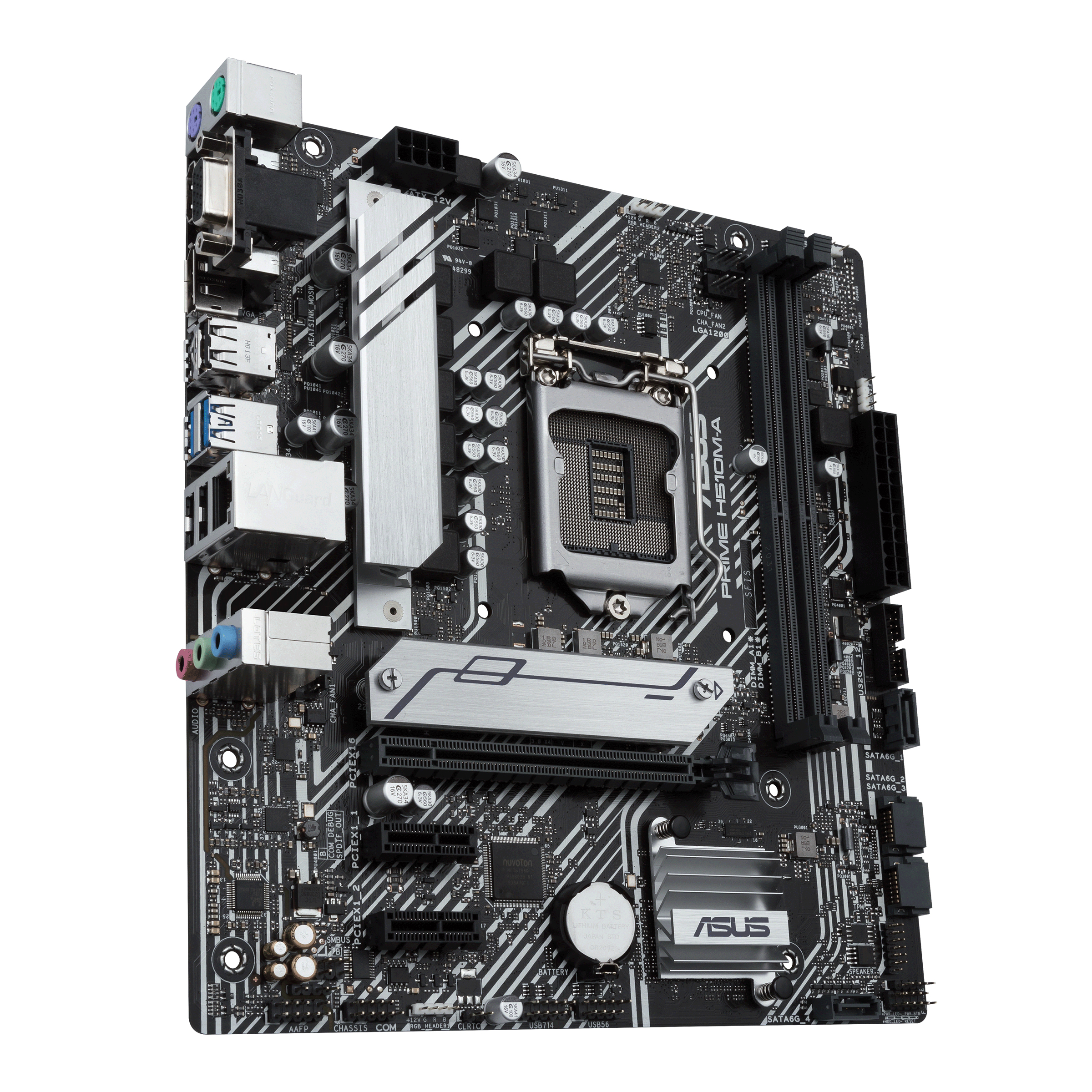 ASUS PRIME H510M-A Mainboard Schwarz