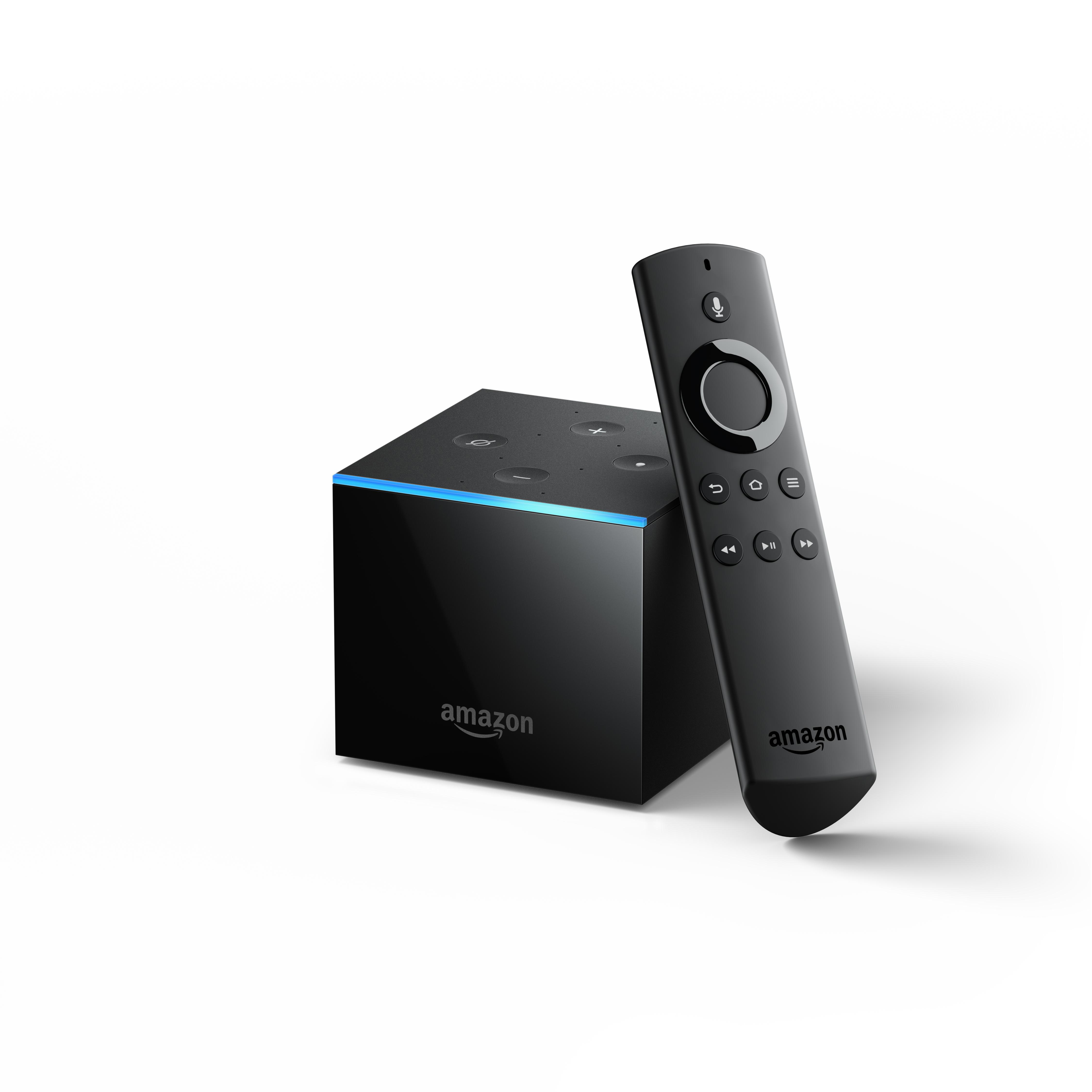 AMAZON Fire TV Cube 4K Ultra-HD mit Alexa Streaming-Mediaplayer 16 GB, Schwarz