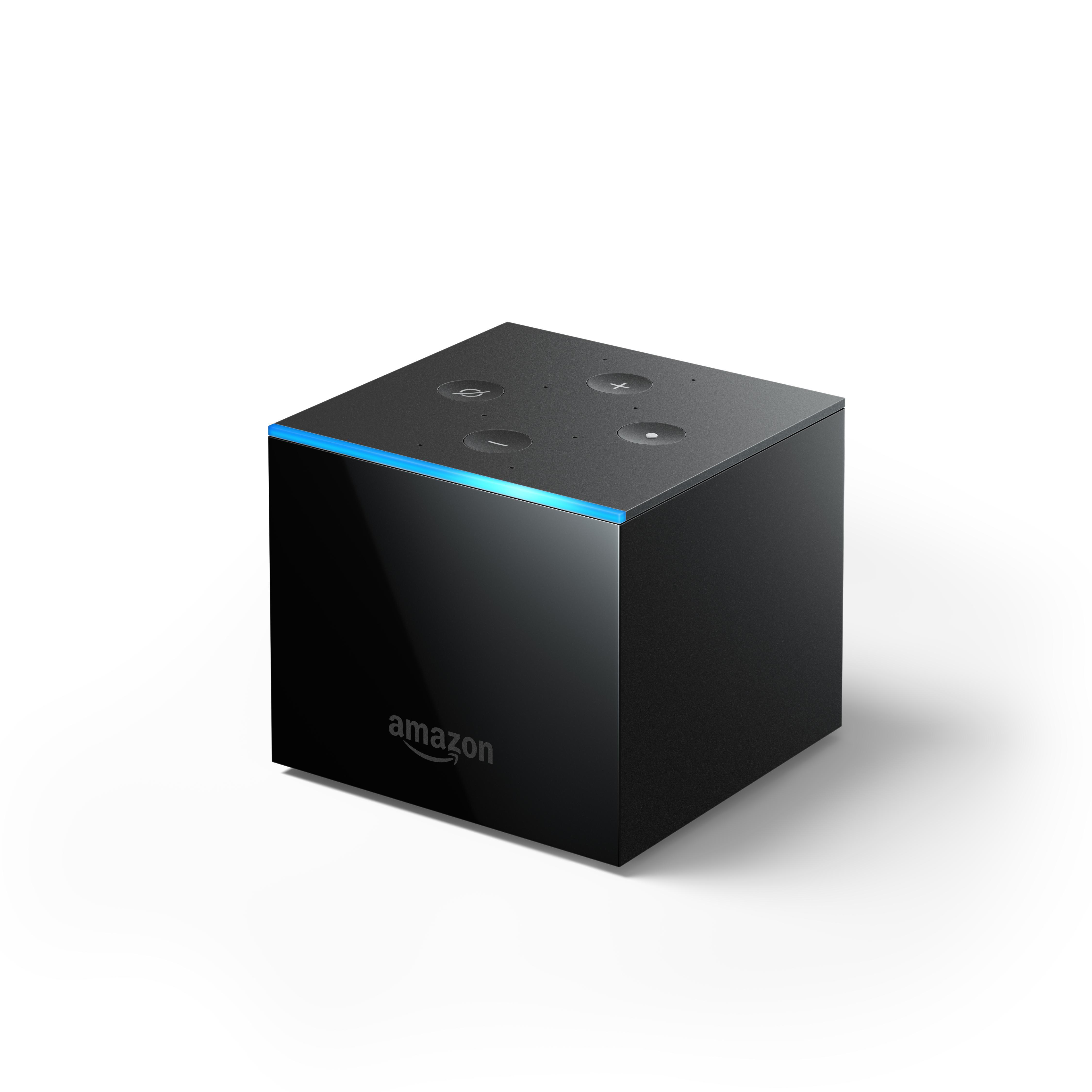 AMAZON Fire TV Cube 4K Ultra-HD mit Alexa Streaming-Mediaplayer 16 GB, Schwarz
