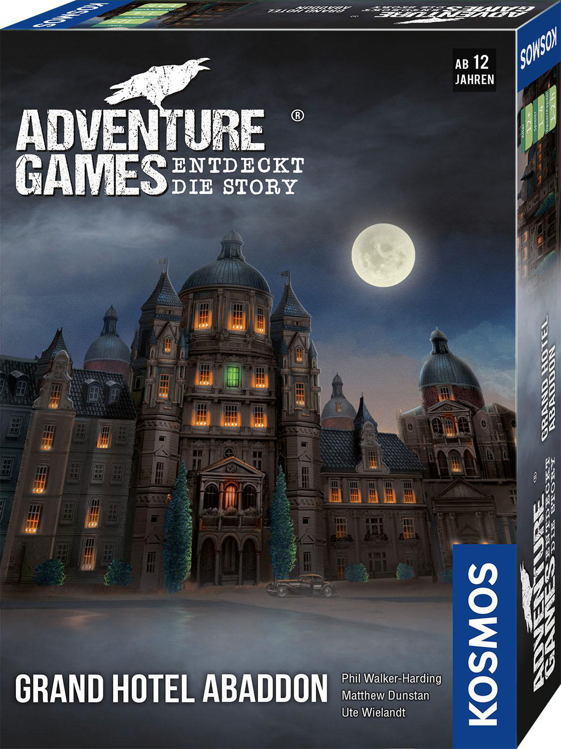 Hotel Adventure Abaddon - Games KOSMOS Gesellschaftsspiel Mehrfarbig Grand