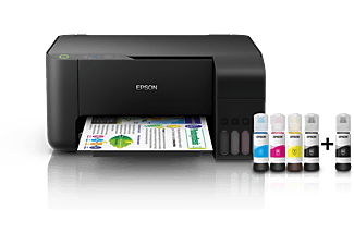EPSON ECOTANK L3110 Tarayıcı+Fotokopi Inkjet Tanklı Yazıcı Siyah