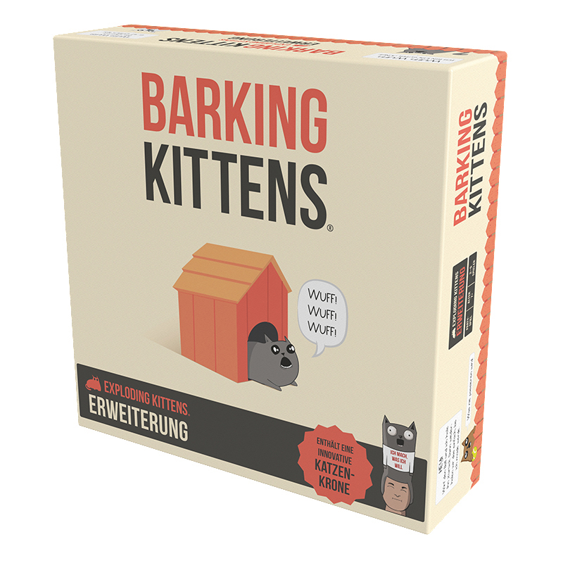 EXPLODING KITTENS Exploding Kittens - Barking Kittens Gesellschaftsspiel Mehrfarbig