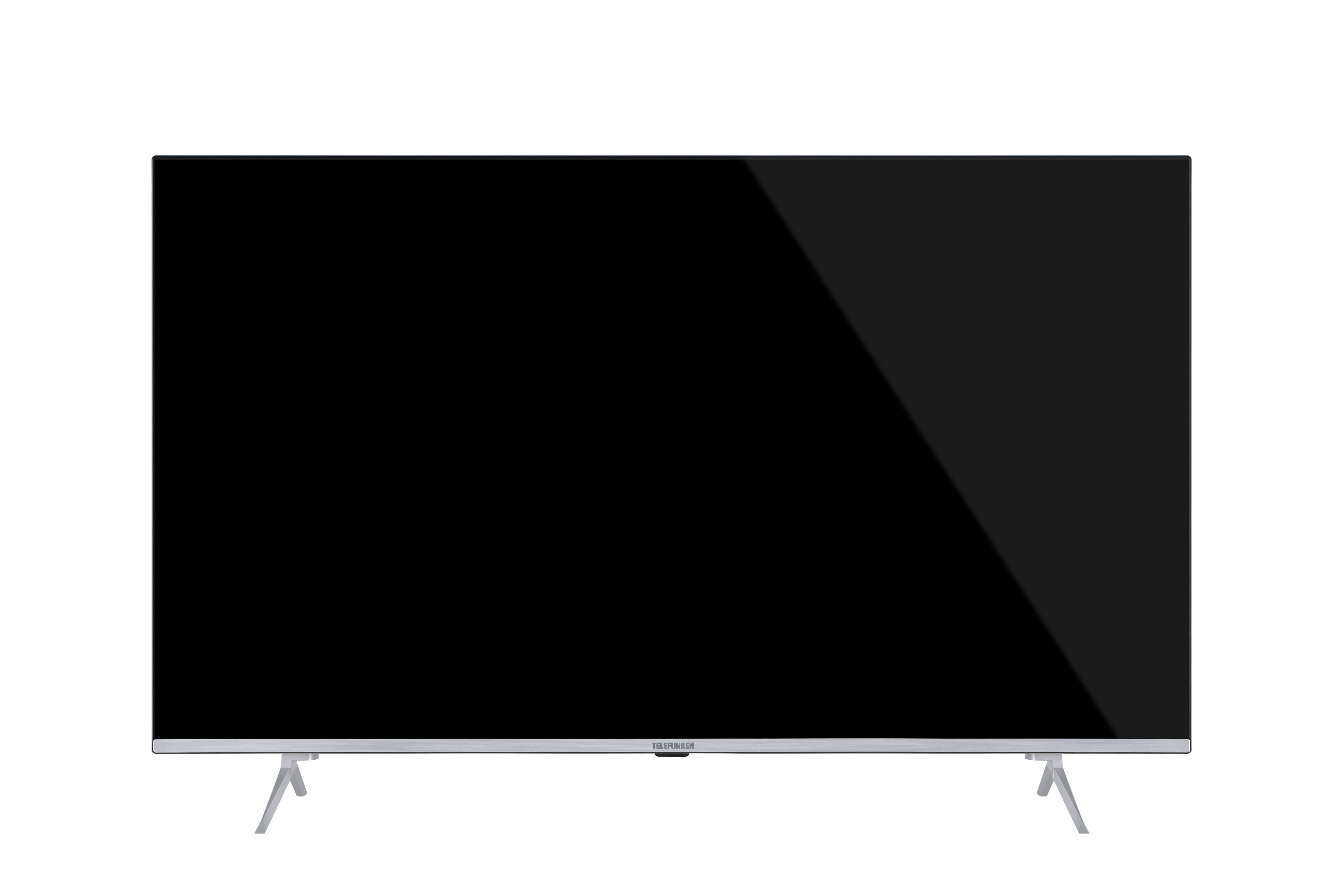 Zoll SMART (Flat, TELEFUNKEN LCD 126 UHD TV) D50UXCW cm, Supreme TV 4K, / 50