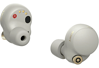 SONY WF-1000XM4, Earbuds, Ladeetui, In-ear Kopfhörer Bluetooth Silber