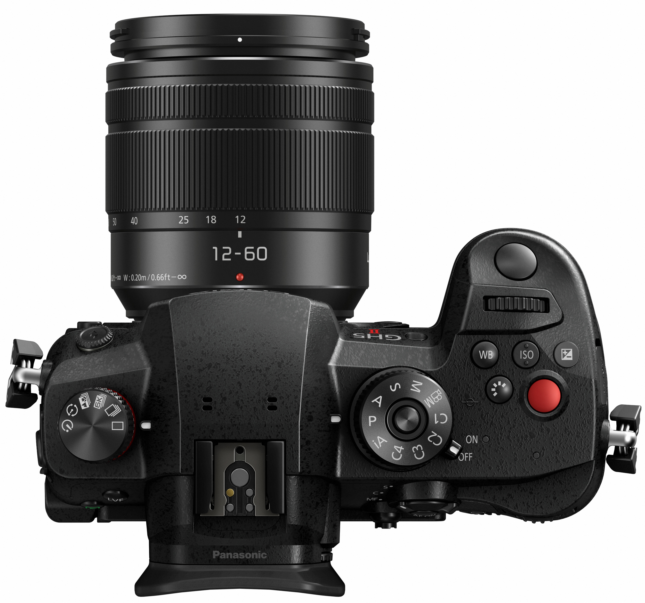 PANASONIC Set Lumix DC-GH5 II Systemkamera mit Objektiv G Vario 12-60mm f3.5-5.6 ASPH Power OIS Schwarz