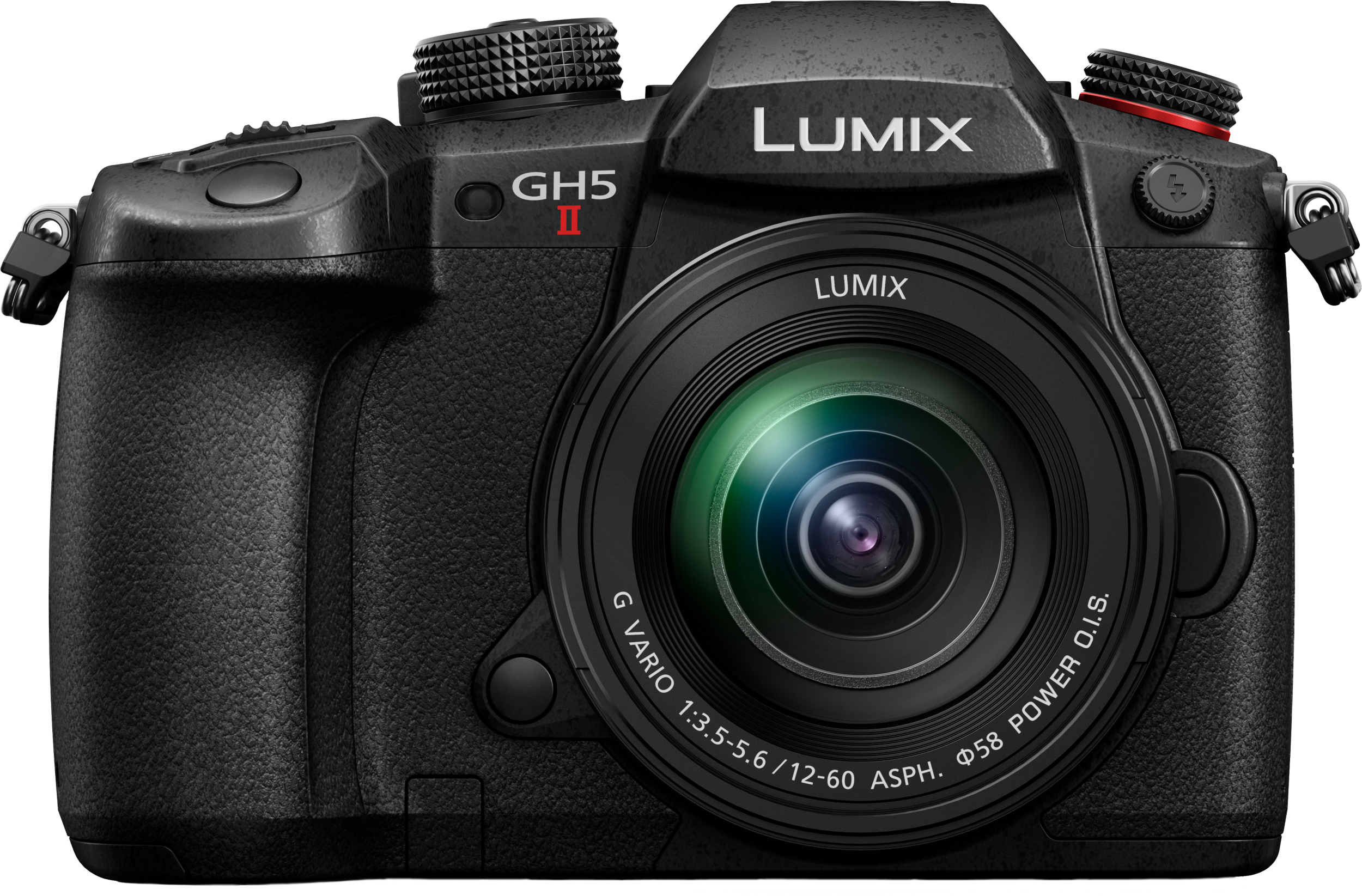 PANASONIC Set Lumix DC-GH5 II Systemkamera mit Objektiv G Vario 12-60mm f3.5-5.6 ASPH Power OIS Schwarz