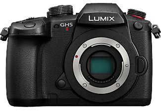 PANASONIC Lumix DC-GH5 II Systemkamera Gehäuse, 20.3 MP, 4K60p, 12 B/s, IBIS, MFT, 3 Zoll Touch LCD, Schwarz