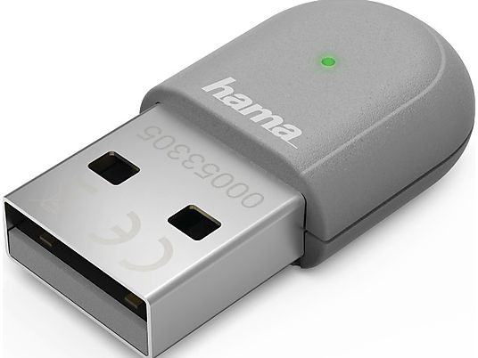 HAMA AC600 - WLAN-USB-Stick (Silber/Grau)