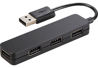 HAMA Slim - Hub USB (Nero)