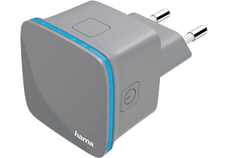 HAMA N300 - Répéteur Wi-Fi (Gris/Bleu)