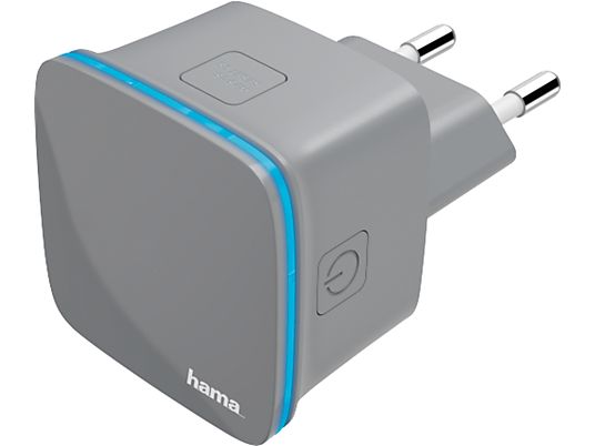 HAMA N300 - Ripetitore WiFi (Grigio/Blu)