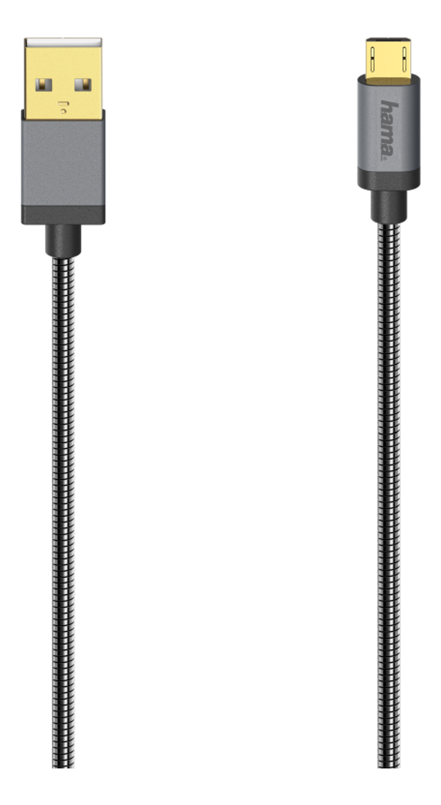 HAMA 200500 - USB-Kabel, 0.75 m, 480 MBit/s, Schwarz