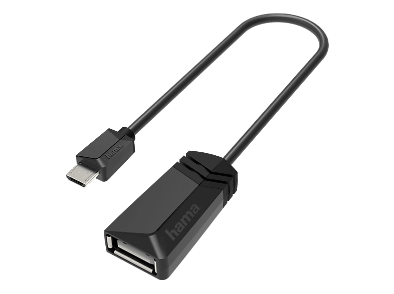 HAMA 200308 - USB-Adapter, 480 MBit/s, Schwarz