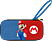 PDP Nintendo Switch Deluxe Travel Case - Mario Edition - Custodia da viaggio (Multicolore)
