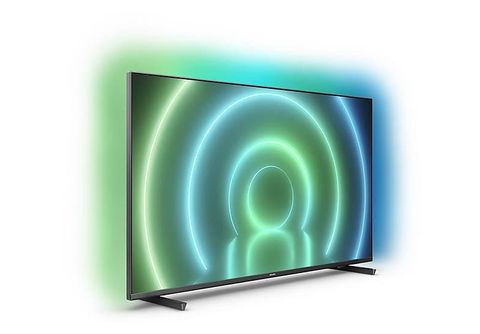 139 Zoll LED LED Ambilight, SMART UHD TV™ 55 (Flat, TV, 10 MediaMarkt cm, 4K, TV 55PUS7906/12 TV | (Q)) Android PHILIPS /