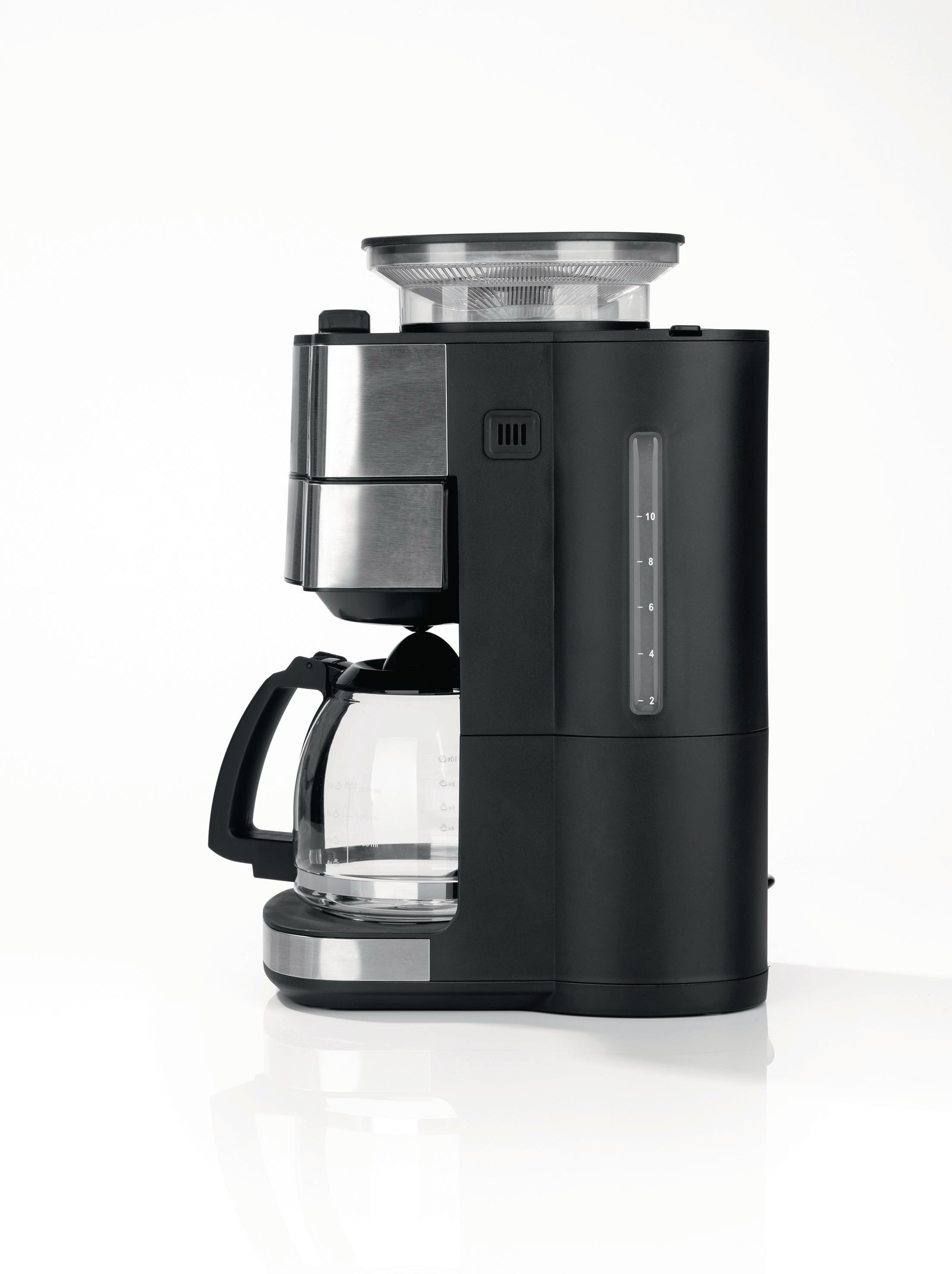 BEEM Fresh-Aroma-Perfect II DUO Kaffeemaschine Edelstahl/Schwarz