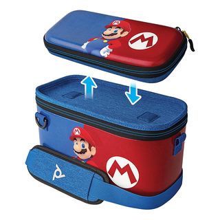 PDP Nintendo Switch Pull-N-Go Case - Mario Edition - Tragetasche (2 in 1) (Mehrfarbig)