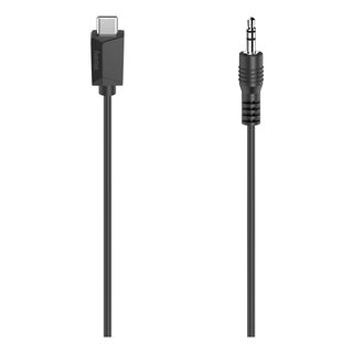 HAMA 00200729 - Câble audio USB-C vers jack 3.5 mm (Noir)