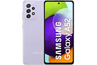 Móvil - Samsung Galaxy A52, Violeta, 128 GB, 6 GB RAM, 6.5" Full HD+, Snapdragon 720 G, 4500 mAh, Android 11