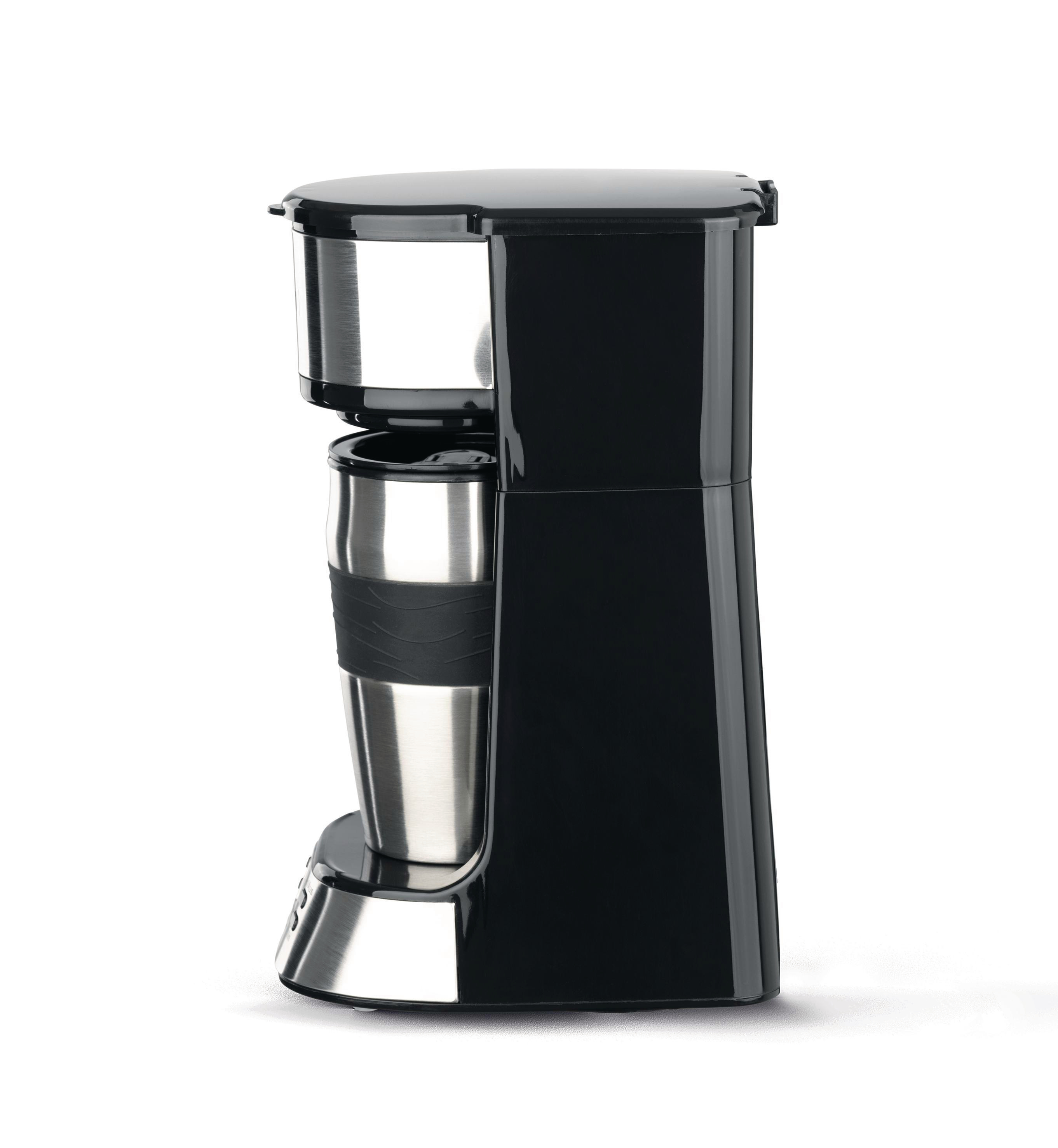 BEEM Thermo2Go Kaffeemaschine Edelstahl/Schwarz