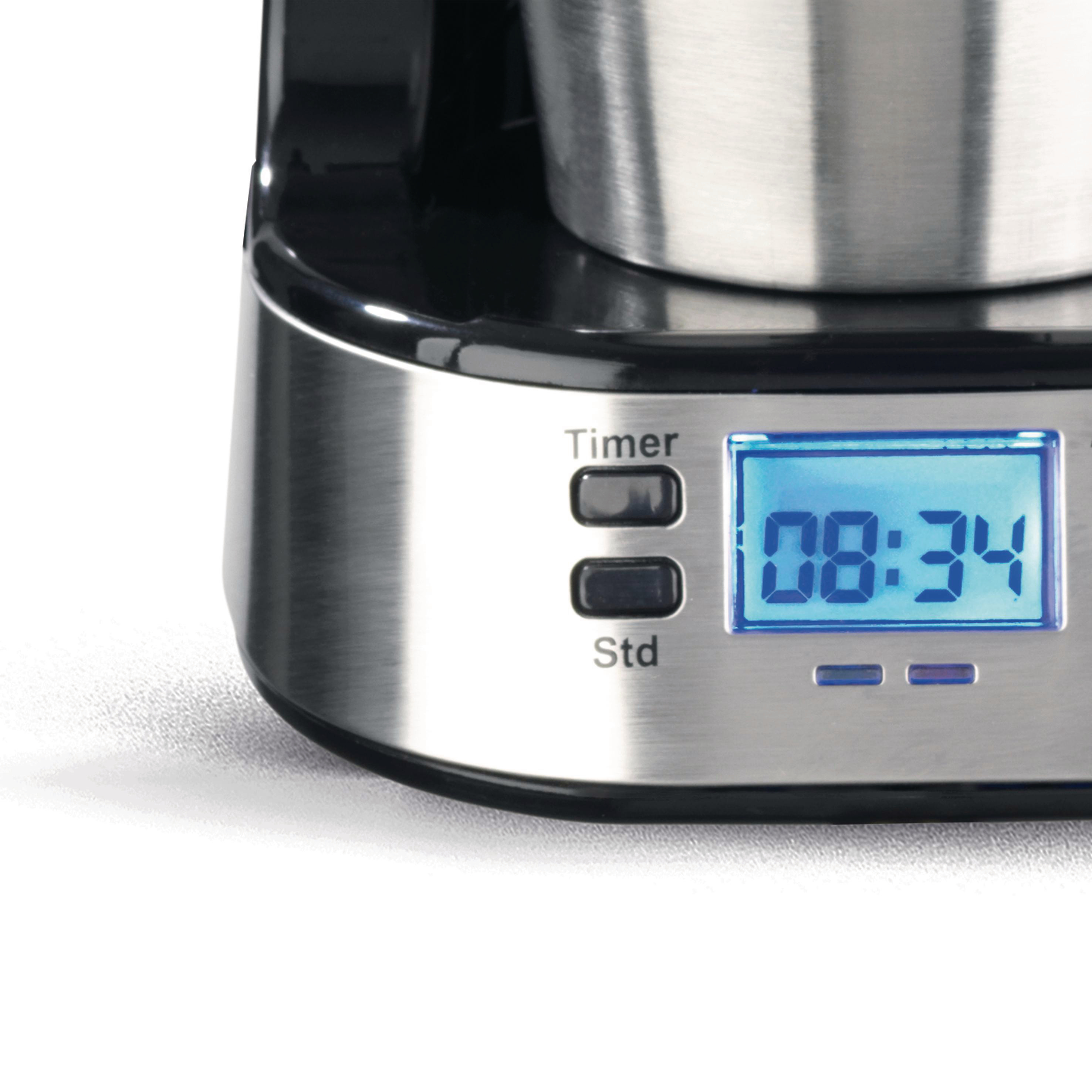 BEEM Thermo2Go Kaffeemaschine Edelstahl/Schwarz