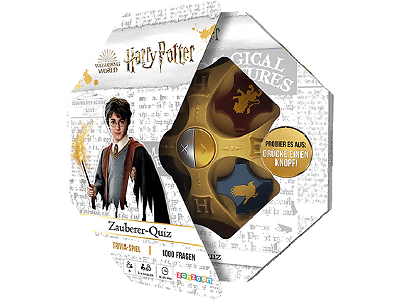 ZANZOON Harry Potter Zauberer-Quiz Gesellschaftsspiel Mehrfarbig