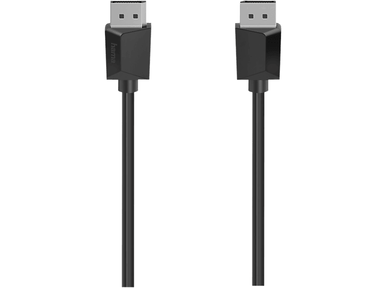 HAMA 00200695 - DisplayPort-Kabel, 75 cm, Schwarz