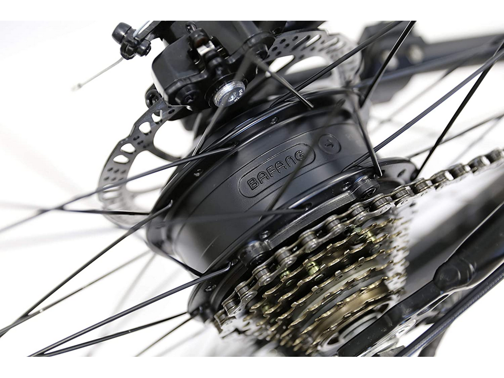 Bicicleta eléctrica - Nilox X6, 25km/h, 250W, Autonomía 80km, 21 Vel. Shimano, Negro