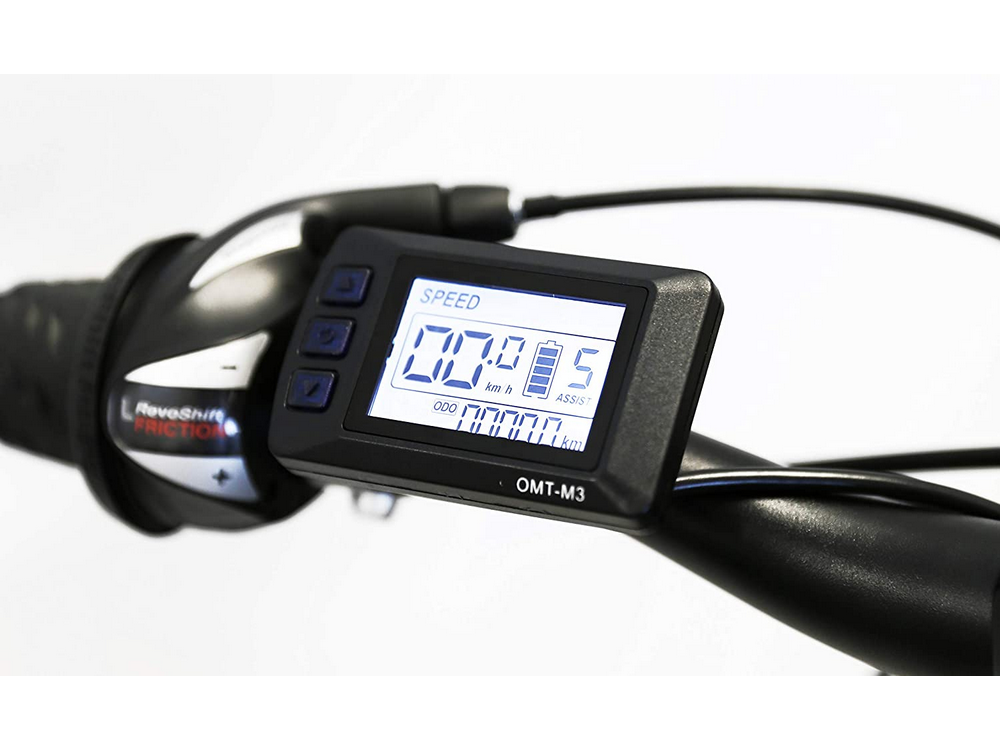 Bicicleta eléctrica - Nilox X6, 25km/h, 250W, Autonomía 80km, 21 Vel. Shimano, Negro
