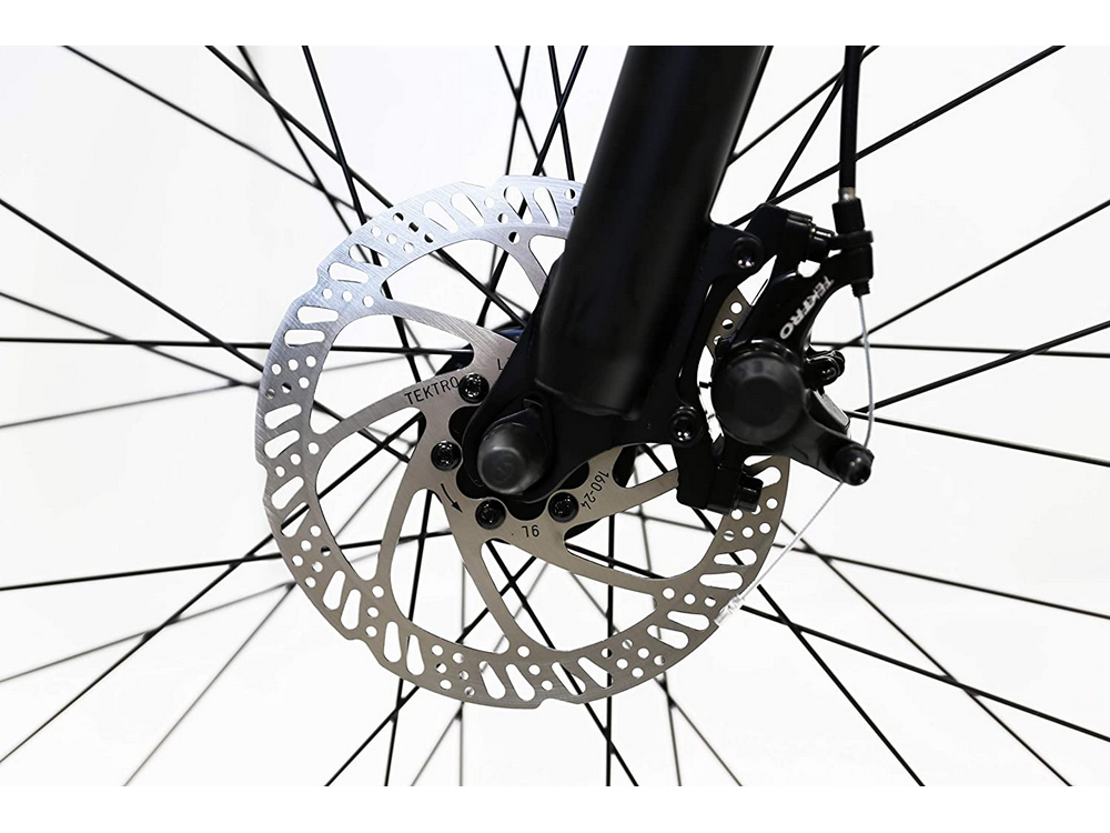 Bicicleta eléctrica - Nilox X6, 25km/h, 250W, Autonomía 80km, 21 Vel. Shimano, Negro