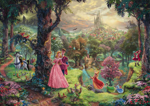 Puzzle La Belle au Bois dormant - 1000pcs