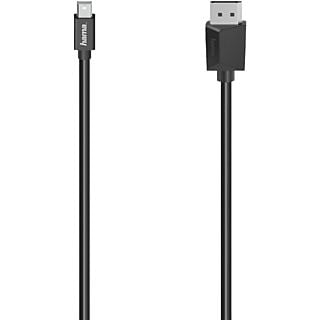 Cable DP - Hama 00200710, Mini DP a DisplayPort, Ultra HD 4K, 1.50 m, 21.6 Gbps, Negro