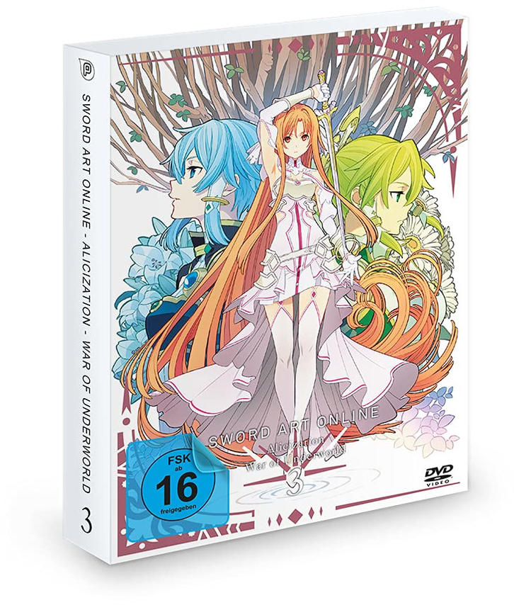 Anime-DVD-Box-Art mit Charakteren.