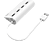 HAMA 00200120 - Hub USB (Blanc/Argent)