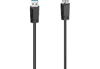 HAMA 200626 - Micro-USB-Kabel, 0.75 m, 5 Gbit/s, Schwarz