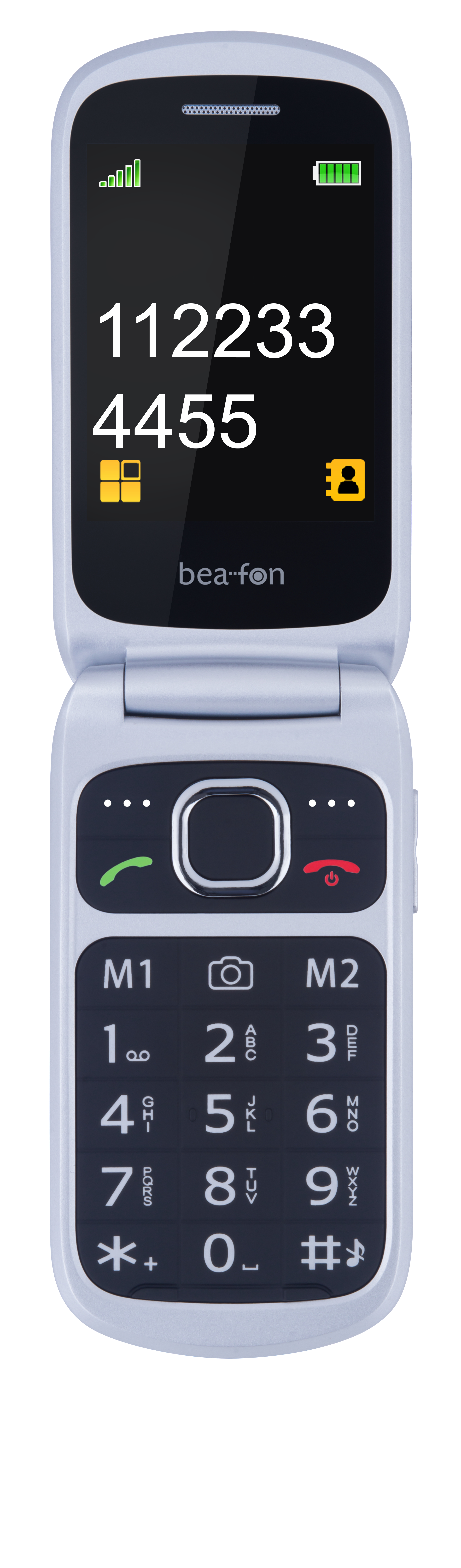 BEAFON SL640 Seniorenhandy, Schwarz/Silber