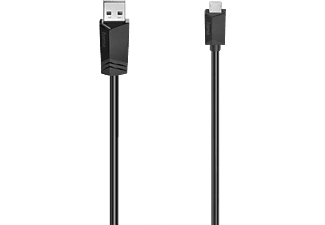 HAMA 200608 - Câble micro USB, 1.5 m, 480 Mbit/s, Noir