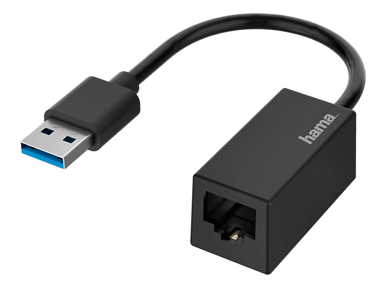 HAMA 00200325 - Netzwerk-Adapter (Schwarz)