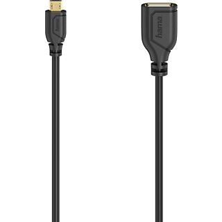 HAMA 200613 - Micro-USB-Kabel, 0.15 m, 480 Mbit/s, Schwarz