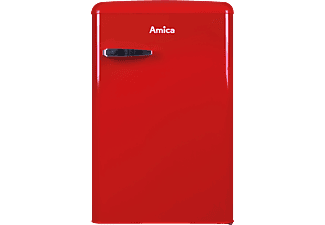 AMICA VKS 15620-1 R Kühlschrank (E, 875 mm hoch, Rot)