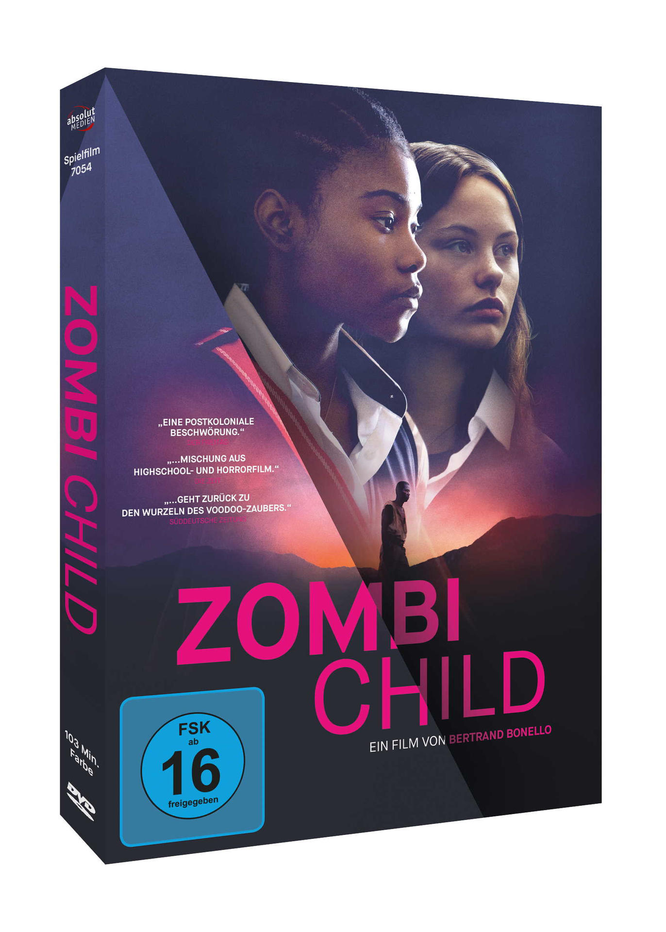 DVD-Hülle für den Film 'Zombi Child'. Zwei junge Frauen sind auf dem Cover abgebildet.