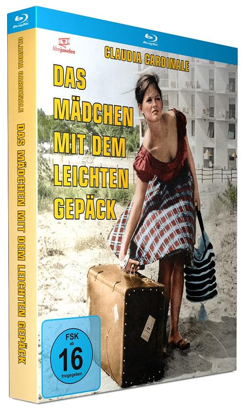 DVD-Cover des Films 'Das Mädchen mit dem leichten Gepäck'.
