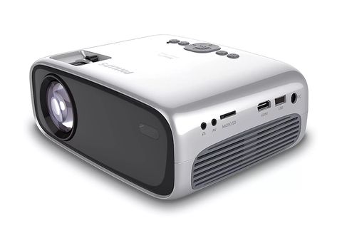 Proyector  Philips NeoPix EASY PLAY, LED, WVGA, 30000 h, Wi-Fi, Bluetooth,  USB, HDMI, VGA, Gris