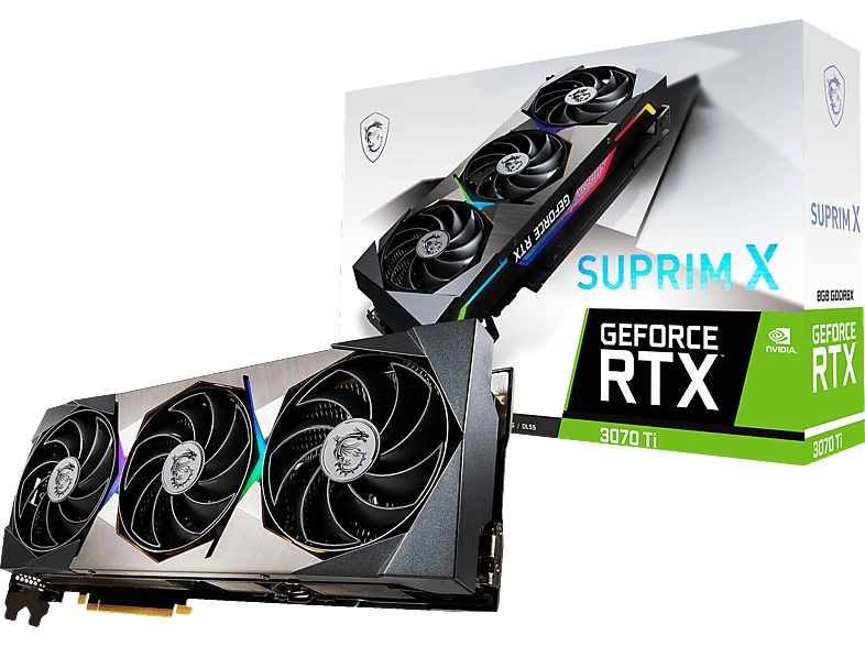 MSI GeForce RTX™ 3070 Ti 8Gb Grafikkarte) SUPRIM X (NVIDIA, (V505-008R) LHR