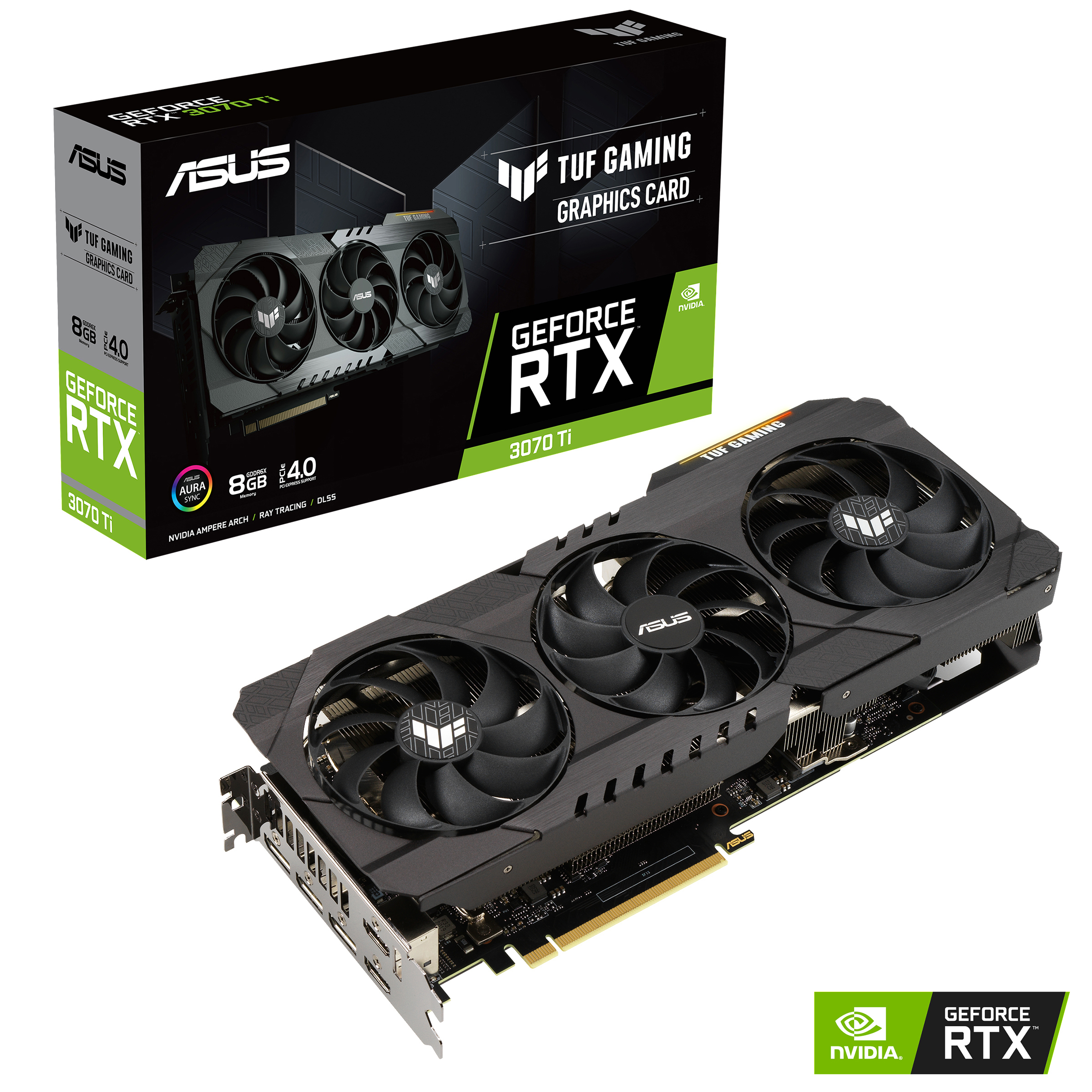 ASUS GeForce RTX™ 3070 TUF (NVIDIA, 8GB LHR (90YV0GY1-M0NA00) Gaming Ti Gaming Grafikkarte)